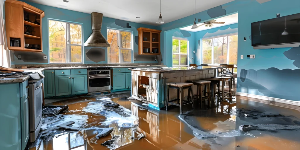 kitchen flood from water leak causing property damage covered by insurance claim concept insurance claim procedure property damage assessment water leak resolution kitchen restoration.jpg