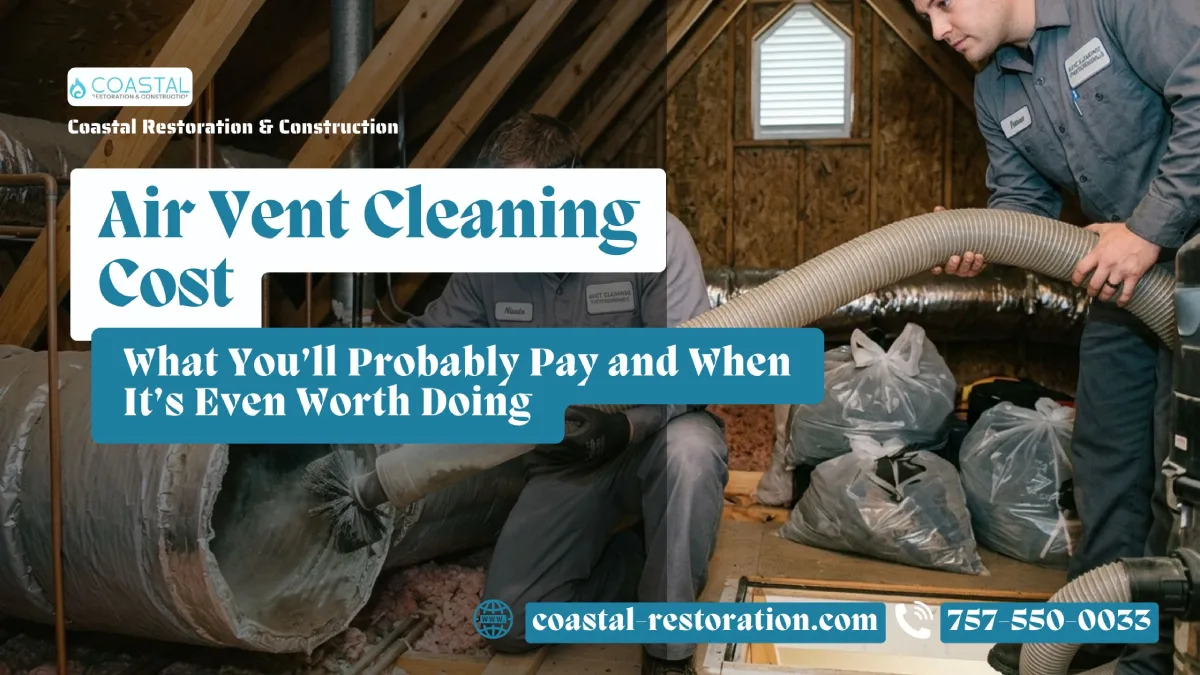 air vent cleaning cost