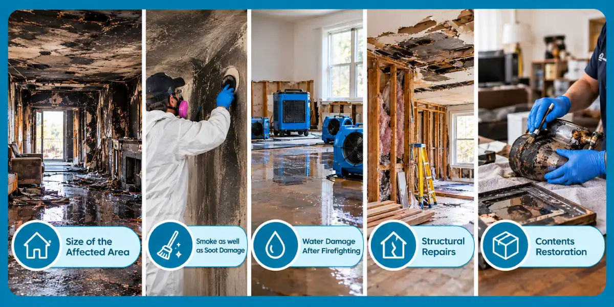 What Can Affect Fire Damage Cleanup Costs?
