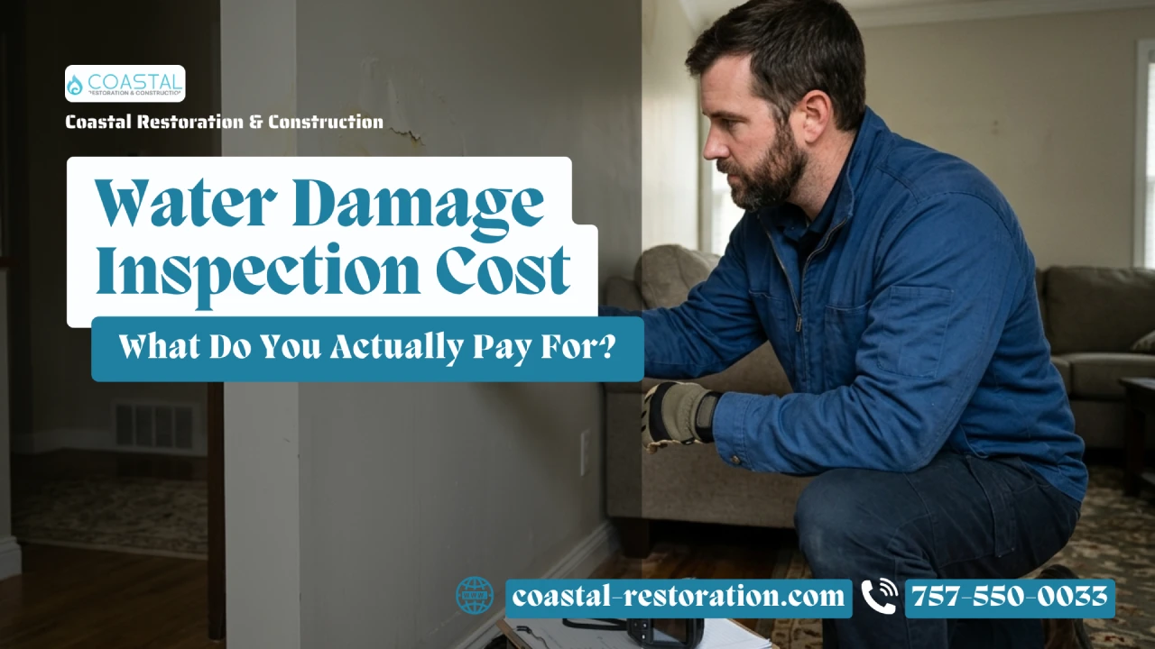 water damage inspection cost