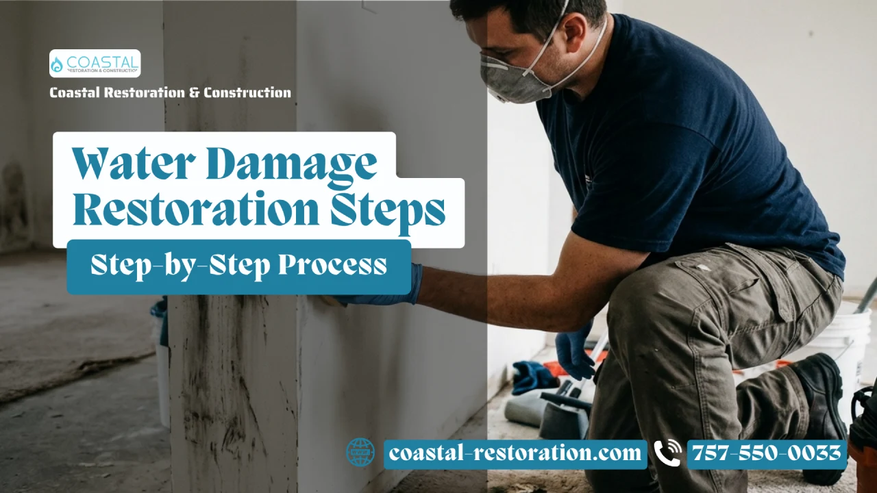 water damage restoration steps