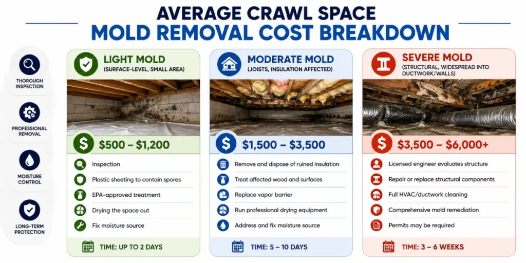 Crawl Space Mold Mitigation