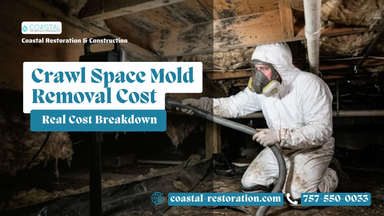 crawl space mold removal cost