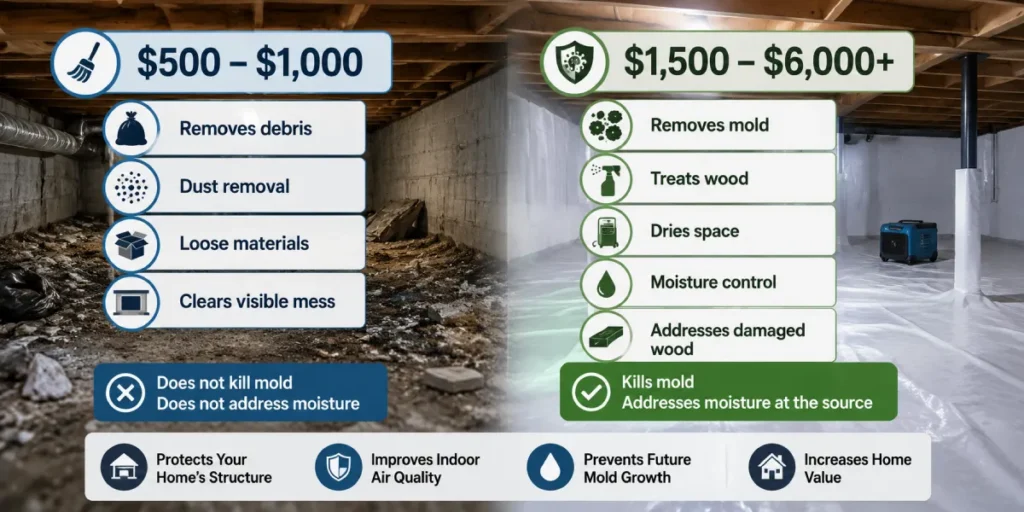 Crawl Space Remediation Cost 1
