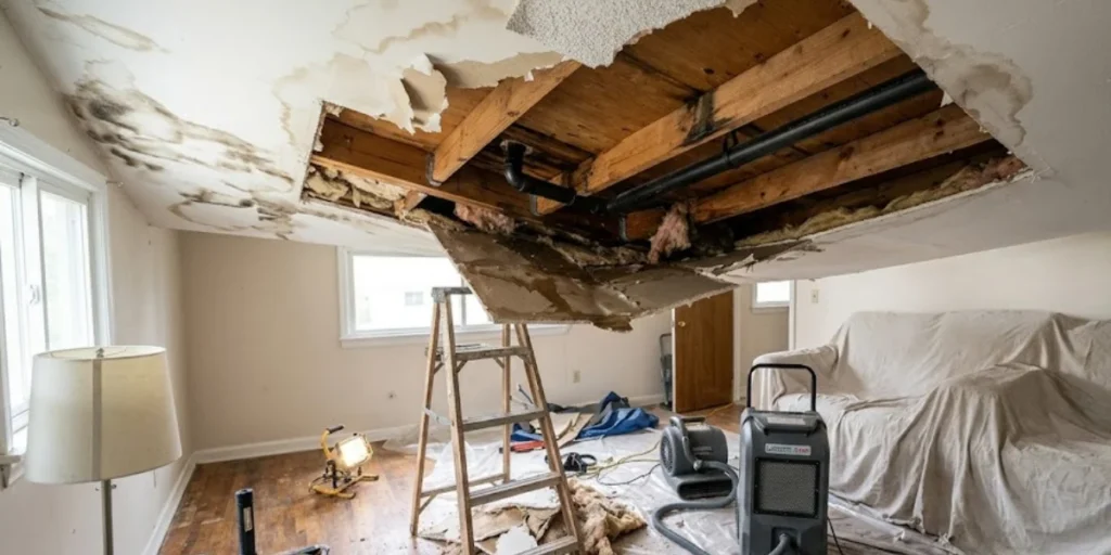 Water Damage Ceiling Repair Cost: What To Expect In 2026 2 Water Damage Ceiling