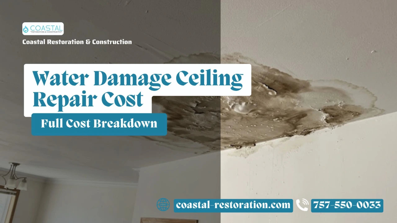 water damage ceiling repair cost