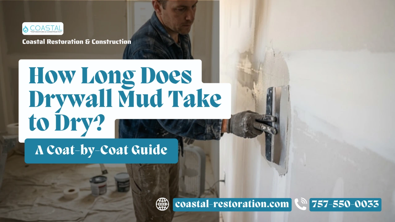 how long does drywall mud take to dry
